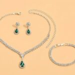 3 pcs zircon jewelry set